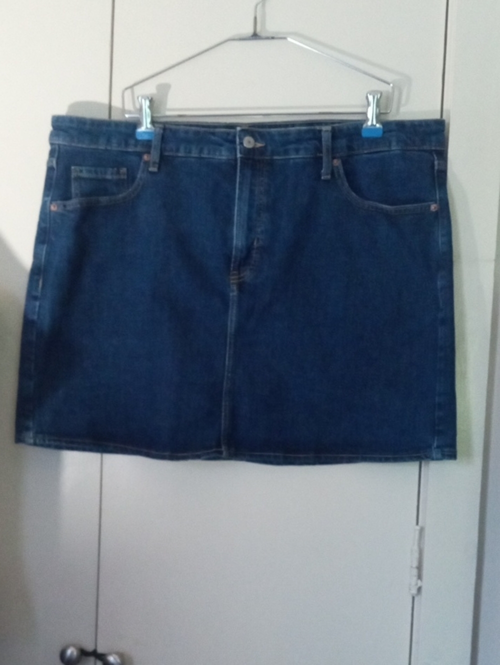Old Navy Blue Denim Mini Skirt Size 18